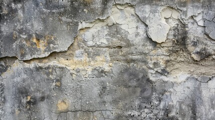 Rough concrete wall with weathered texture