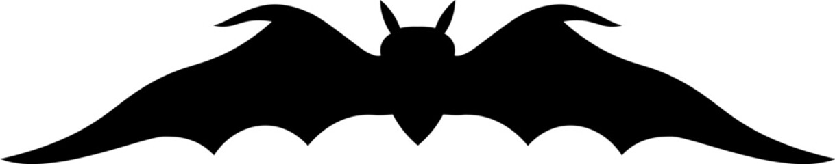 Halloween bat silhouette