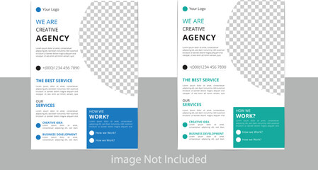 modern business flyer template