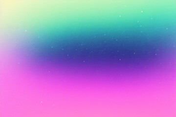 Aura background. Gradient aurora style. Gradation ombre y2k. Soft rainbow texture. Light pink, purple, blue, green, yellow design for print. Groovy foil. Iridescent metal effect. Vector illustration