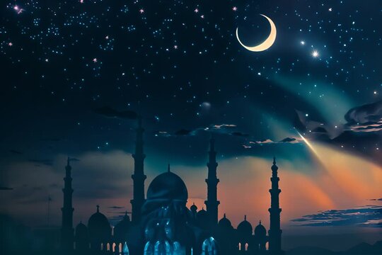 Ramadan Kareem celebration beautiful background.