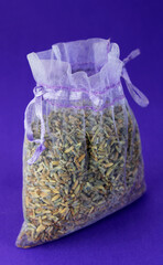 Lavender sachet with a floral fragrance