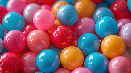 Multicolored Orbs Wallpaper