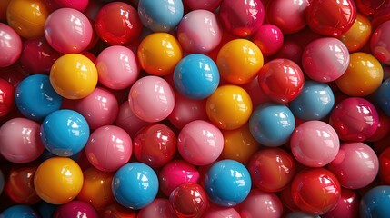 Obraz premium Chromatic Balls Backdrop