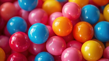 Polychromatic Orbs Background