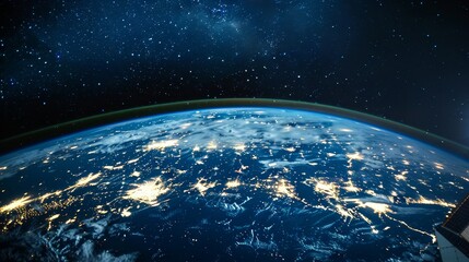 Fototapeta premium The Earth is a beautiful planet, full of life and wonder. It is our home, and we should cherish it.