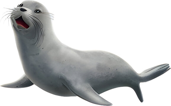 Seal isolated on a transparent background