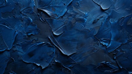 A blue background with splatters of paint