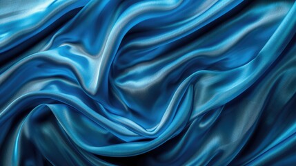 Fototapeta premium Wavy silk or satin liquid background with fabric silk texture