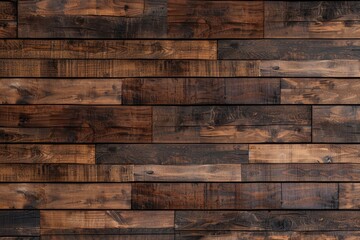 wooden coffee brown wood background planks floor wall cladding - generative ai - Powered by Adobe
