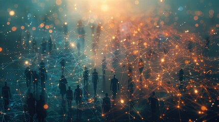 Obraz premium innovation ecosystems and collaborative networks