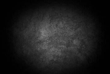 Old wall texture cement dark black gray background abstract grey color design are light with white gradient background.