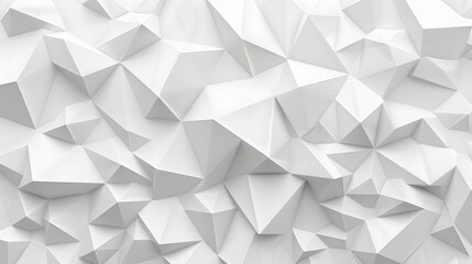 Obraz premium White polygon textured background.