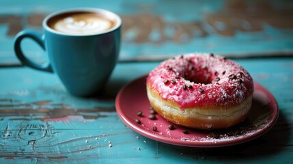 Espresso and a donut