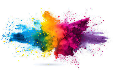 Fototapeta premium colorful ink explosion