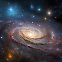 space galaxy in space