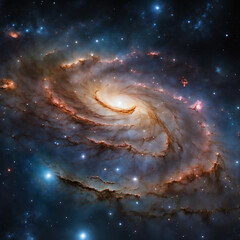 northern lights in the night