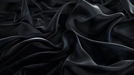 Fototapeta premium Black abstract background with dark concept.