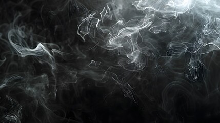 Obraz premium Black abstract background with dark concept.