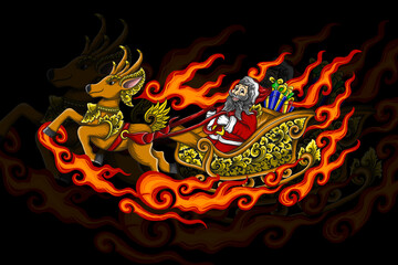 Santa Claus, also known as Father Christmas in some parts of the world, is a legendary figure closely associated with Christmas. He's known for bringing gifts to well-behaved children on Christmas Eve