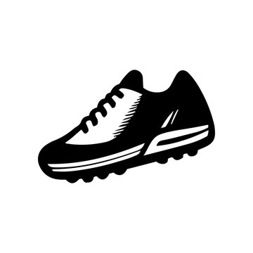 recommend clip art: Baseball shoe silhouette design vector Elements for baseball