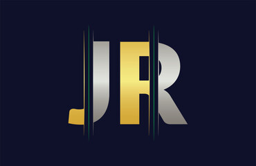 JR Letter Logo Template Illustration Design.