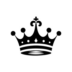 Simple king and queen crown design vector Gives a premium feel