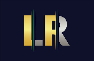LR Letter Logo Template Illustration Design.