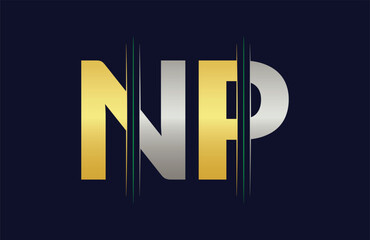 NP Letter Logo Template Illustration Design. © Md Mojammel