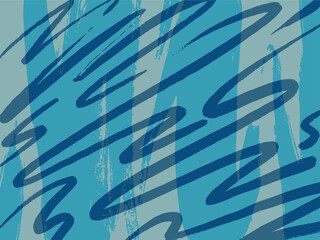 Minimalist abstract brush stroke painting seamless pattern illustration. modern trendy brush background