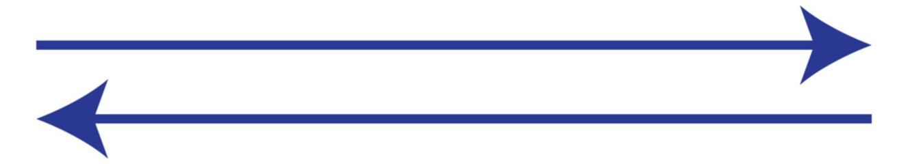 Obraz premium Long arrows icon set. Vector set of trendy long arrows left and right in flat style. Black arrows vector illustration. Icons isolated.Straight long right vector arrow icon.Replaceable vector design 