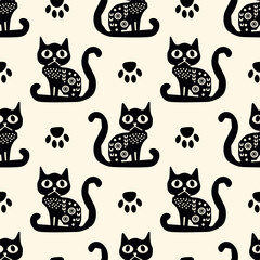 Tribal vector ilustration seamless patern.Great for textile,fabric,wrapping paper,and any print.