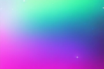 虹のユニコーンの背景。ボケ味と星を持つパステルのファンタジー空。魔法のホログラフィック銀河。大理石のかわいいテクスチャです。ベクトル宇宙のガーリーな壁紙。	