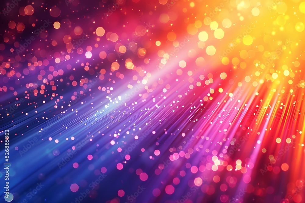 Fototapete bright gradient background with colorful grains. it represents a mix of energy, movement, fun and li
