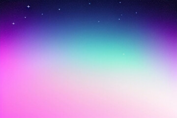 虹のユニコーンの背景。ボケ味と星を持つパステルのファンタジー空。魔法のホログラフィック銀河。大理石のかわいいテクスチャです。ベクトル宇宙のガーリーな壁紙。	