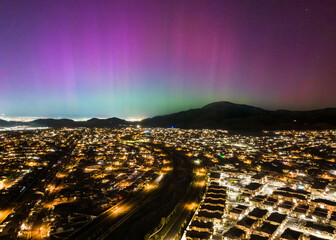 Northern Lights over Reno Nevada May 2024 - no photoshop