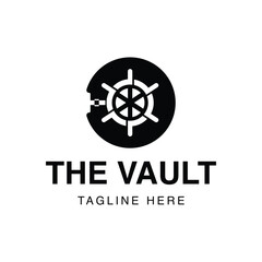 Vector Illustration of Vault. Safe Vector Illustration. Vault Lock vector. Perfect for logos, symbols and other graphics.