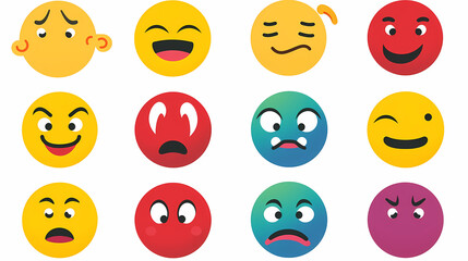 Emoticons conceptual art vector image,Sketch emoticons seamless pattern vector image.