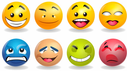 Fototapeta premium Emoticons conceptual art vector image,Sketch emoticons seamless pattern vector image.