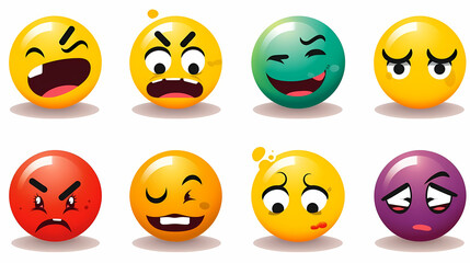 Emoticons conceptual art vector image,Sketch emoticons seamless pattern vector image.