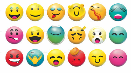 Obraz premium Emoticons conceptual art vector image,Sketch emoticons seamless pattern vector image.
