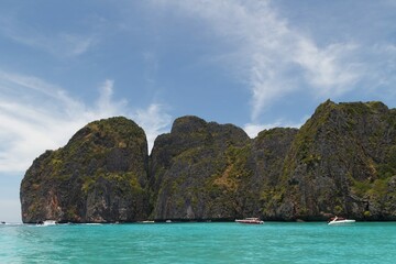 island of Thailand with sea