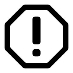 Warning Traffic Sign Icon