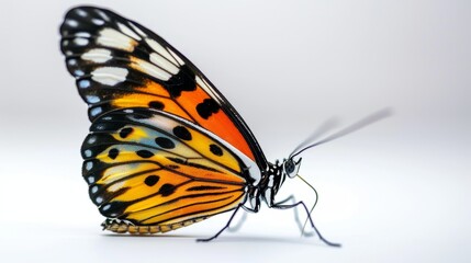 Obraz premium Majestic Butterfly in Jungle Habitat - Wildlife Conservation Concept