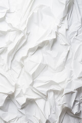 Obraz premium wrinkled white paper