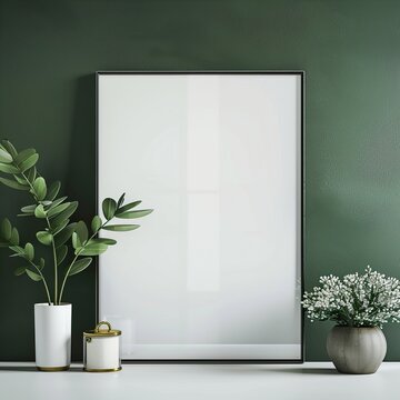 pster frame with wall UHD Wallpapar