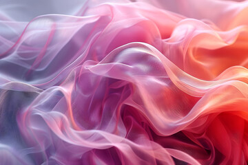 Obraz premium Colorful background with abstract gradient colored swirls and waves. The color palette flow mix and diverse, including shades of blue, green, red, and orange, creating an impressive and dynamic look.