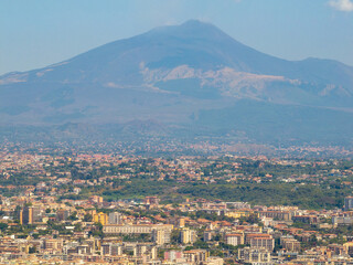 Mount Etna from Catania, Sicily