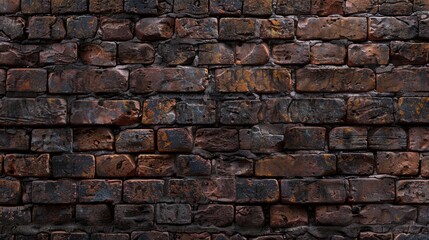 Rustic brick wall background 