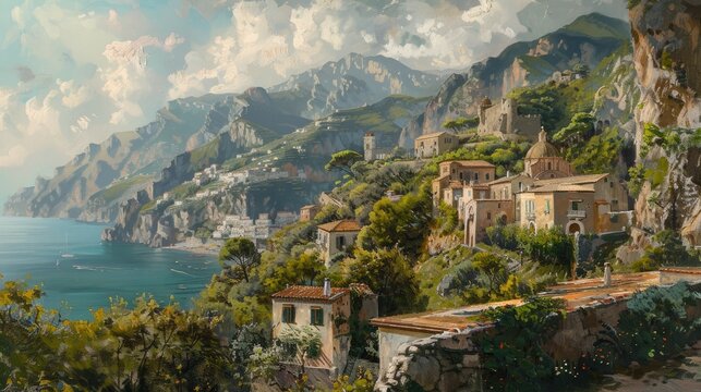 Residing in the Amalfi Mountain Ranges